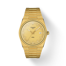 Load image into Gallery viewer, Tissot PRX Powermatic 80 Gold Dial Gold Steel Strap Watch for Men - T137.207.33.021.00