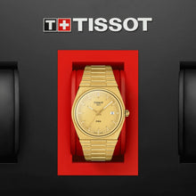 Load image into Gallery viewer, Tissot PRX Champagne Yellow Gold Dial Gold Steel Strap Watch for Men - T137.410.33.021.00