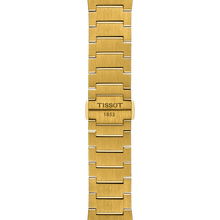 Load image into Gallery viewer, Tissot PRX Champagne Yellow Gold Dial Gold Steel Strap Watch for Men - T137.410.33.021.00