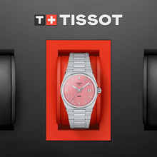 Load image into Gallery viewer, Tissot PRX Quartz Pink Dial Silver Steel Strap Watch for Women - T137.210.11.331.00