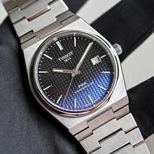 Load image into Gallery viewer, Tissot Powermatic 80 Automatic Gradient Blue Dial Silver Steel Strap Watch for Men - T137.407.11.051.01