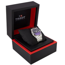 Load image into Gallery viewer, Tissot Powermatic 80 Automatic Gradient Blue Dial Silver Steel Strap Watch for Men - T137.407.11.051.01