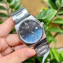 Load image into Gallery viewer, Tissot Powermatic 80 Automatic Gradient Blue Dial Silver Steel Strap Watch for Men - T137.407.11.051.01