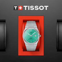 Load image into Gallery viewer, Tissot PRX Powermatic 80 Automatic Mint Green Dial Silver Steel Strap Watch for Men - T137.407.11.091.01
