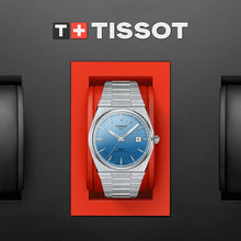 Load image into Gallery viewer, Tissot PRX Powermatic 80 Gradient Blue Dial Silver Steel Strap Watch for Men - T137.407.11.351.01