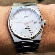 Load image into Gallery viewer, Tissot PRX Quartz Silver Dial Silver Steel Strap Watch for Men - T137.410.11.031.00