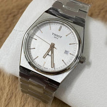 Load image into Gallery viewer, Tissot PRX Quartz Silver Dial Silver Steel Strap Watch for Men - T137.410.11.031.00