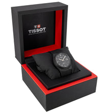 Load image into Gallery viewer, Tissot PRX Powermatic 80 Carbon Black Dial Black Rubber Strap Watch for Men - T137.907.97.201.00
