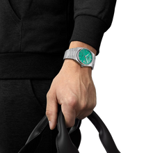 Load image into Gallery viewer, Tissot PRX Powermatic 80 Automatic Mint Green Dial Silver Steel Strap Watch for Men - T137.407.11.091.01