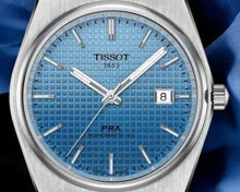 Load image into Gallery viewer, Tissot PRX Powermatic 80 Gradient Blue Dial Silver Steel Strap Watch for Men - T137.407.11.351.01