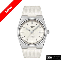 Load image into Gallery viewer, Tissot PRX 40 White Dial White Rubber Strap Watch For Men -  T137.410.17.011.00