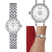 Load image into Gallery viewer, Tissot T Lovely Mother of Pearl Dial Silver Steel Strap Watch for Women - T140.009.11.111.00