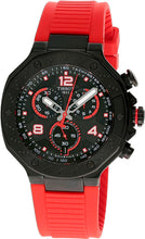 Load image into Gallery viewer, Tissot T Race Chronograph Black Dial Red Rubber Strap Watch For Men - T141.417.37.057.01