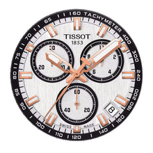 Load image into Gallery viewer, Tissot T Race Chronograph White Dial Black Rubber Strap Watch For Men - T141.417.17.011.00