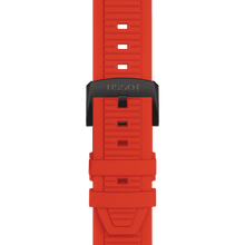 Load image into Gallery viewer, Tissot T Race Chronograph Black Dial Red Rubber Strap Watch For Men - T141.417.37.057.01