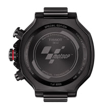 Load image into Gallery viewer, Tissot T Race Chronograph Black Dial Red Rubber Strap Watch For Men - T141.417.37.057.01
