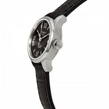 Load image into Gallery viewer, Tissot Le Locle Automatic Lady Black Dial Black Leather Strap Watch for Women - T41.1.123.57