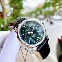 Load image into Gallery viewer, Tissot Le Locle Automatic Lady Black Dial Black Leather Strap Watch for Women - T41.1.123.57
