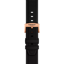 Load image into Gallery viewer, Tissot T Race Chronograph Black Dial Black Rubber Strap Watch For Men - T141.417.37.051.00