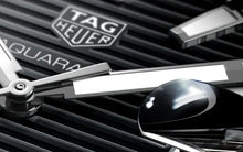 Load image into Gallery viewer, Tag Heuer Aquaracer Black Dial Silver Steel Strap Strap Watch for Men - WAY201A.BA0927
