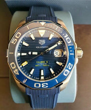Load image into Gallery viewer, Tag Heuer Aquaracer Blue Dial Watch for Men - WAY201B.FT6150