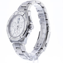 Load image into Gallery viewer, Tag Heuer Aquaracer White Dial Silver Steel Strap Watch for Men - CAY1111.BA0927