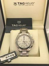Load image into Gallery viewer, Tag Heuer Aquaracer White Dial Silver Steel Strap Watch for Men - CAY1111.BA0927