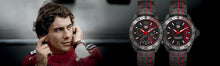 Load image into Gallery viewer, Tag Heuer Formula 1 Senna Special Edition Black Dial Two Tone Rubber Strap Watch for Men - WAZ1014.FT8027