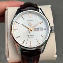 Load image into Gallery viewer, Tag Heuer Carrera White Dial Watch for Men - WAR201D.FC6291