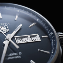 Load image into Gallery viewer, Tag Heuer Carrera Automatic Blue Dial Silver Steel Strap Watch for Men - WAR201E.BA0723