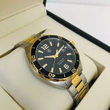 Load image into Gallery viewer, Tag Heuer Formula 1 Quartz Black Dial Two Tone Steel Strap Watch for Men - WAZ1121.BB0879