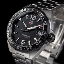 Load image into Gallery viewer, Tag Heuer Formula 1 Quartz Black Dial Silver Steel Strap Watch for Men - WAZ1110.BA0875