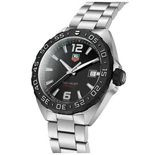 Load image into Gallery viewer, Tag Heuer Formula 1 Quartz Black Dial Silver Steel Strap Watch for Men - WAZ1110.BA0875