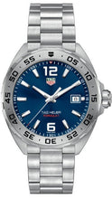 Load image into Gallery viewer, Tag Heuer Formula 1 Blue Dial Silver Steel Strap Watch for Men - WAZ1118.BA0875