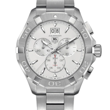 Load image into Gallery viewer, Tag Heuer Aquaracer White Dial Silver Steel Strap Watch for Men - CAY1111.BA0927