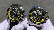 Load image into Gallery viewer, Tag Heuer Formula 1 Chronograph Black Dial Black Rubber Strap Watch for Men - CAZ101AC.FT8024