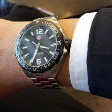 Load image into Gallery viewer, Tag Heuer Formula 1 Quartz Black Dial Silver Steel Strap Watch for Men - WAZ1110.BA0875