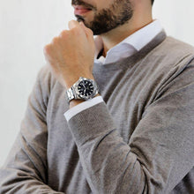 Load image into Gallery viewer, Tag Heuer Aquaracer Automatic Black Dial Silver Steel Strap Watch for Men - WAY211A.BA0928
