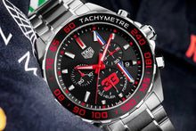 Load image into Gallery viewer, Tag Heuer Formula 1 Max Verstappen Limited Edition Grey Dial Two Tone Steel Strap Watch for Gents - CAZ101U.BA0843