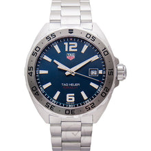 Load image into Gallery viewer, Tag Heuer Formula 1 Blue Dial Silver Steel Strap Watch for Men - WAZ1118.BA0875