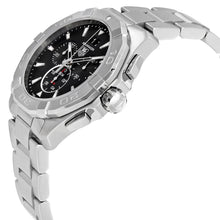Load image into Gallery viewer, Tag Heuer Aquaracer Chronograph Black Dial Silver Steel Strap Watch for Men - CAY1110.BA0927
