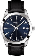 Load image into Gallery viewer, Tissot Gentlemen Blue Dial Black Leather Strap Watch for Men - T127.410.16.041.01
