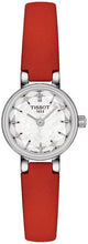 Load image into Gallery viewer, Tissot Lovely Round Mother of Pearl Dial Red Leather Strap Watch for Women - T140.009.16.111.00