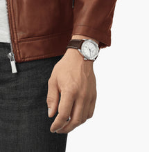Load image into Gallery viewer, Tissot PR 100 Sport Silver Dial Brown Leather Strap Watch For Men - T101.610.16.031.00