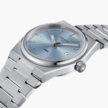 Load image into Gallery viewer, Tissot PRX Light Blue Dial Silver Steel Strap Watch For Women - T137.210.11.351.00