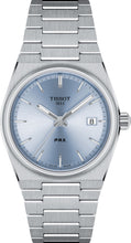 Load image into Gallery viewer, Tissot PRX Light Blue Dial Silver Steel Strap Watch For Women - T137.210.11.351.00