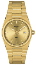 Load image into Gallery viewer, Tissot PRX Gold Dial Gold Steel Strap Watch for Men - T137.210.33.021.00
