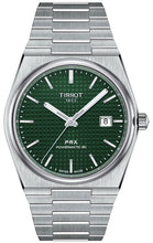 Load image into Gallery viewer, Tissot PRX Powermatic 80 Green Dial Silver Steel Strap Watch For Men - T137.407.11.091.00