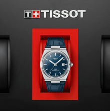 Load image into Gallery viewer, Tissot PRX Powermatic 80 Blue Dial Blue Leather Strap Watch for Men - T137.407.16.041.00