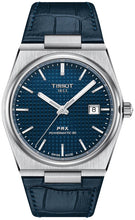Load image into Gallery viewer, Tissot PRX Powermatic 80 Blue Dial Blue Leather Strap Watch for Men - T137.407.16.041.00